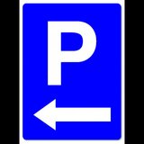 Indicator cu sageata parcare